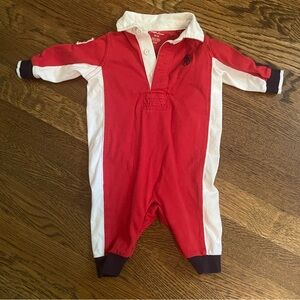 Boys Ralph Lauren long sleeve one piece
